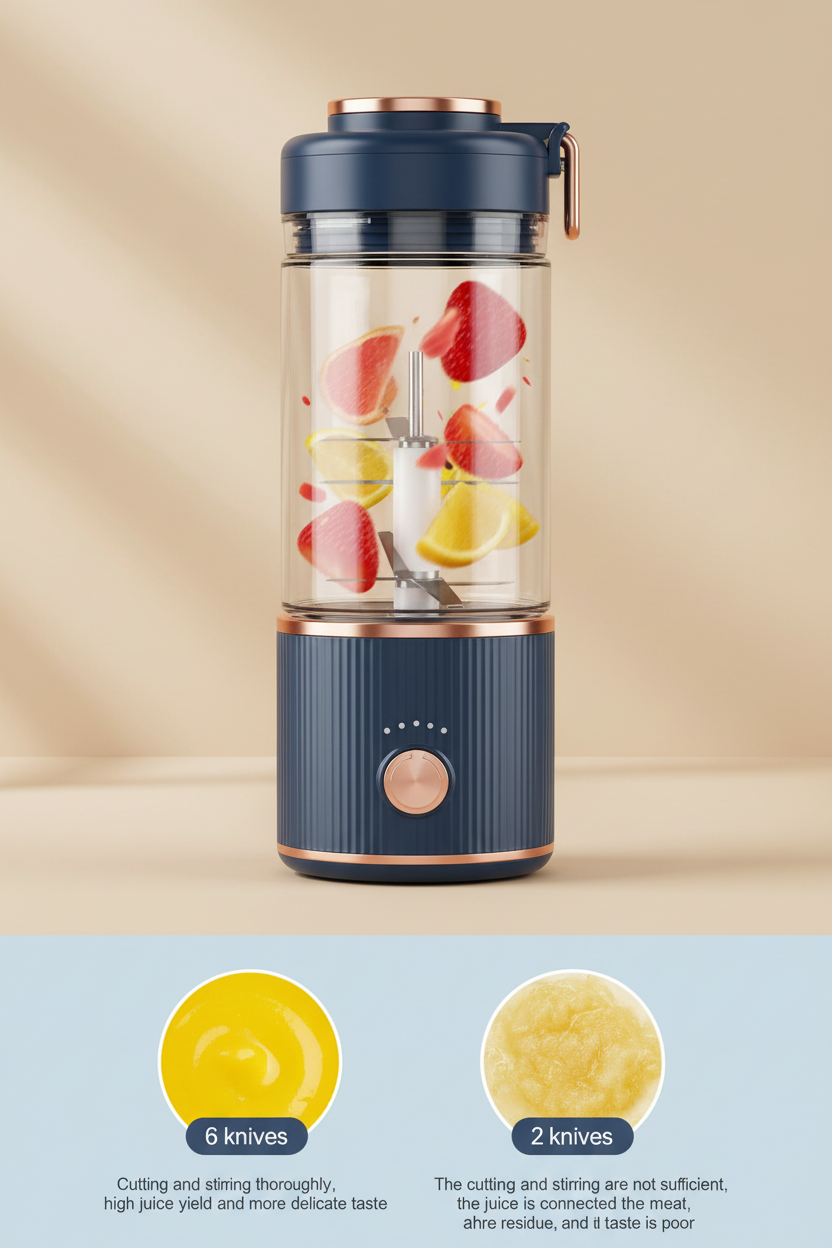 Portable USB Rechargeable Blender